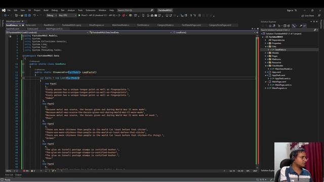 .Net MAUI Step by Step Build Project from Scratch - Factsbee Part - 2 смотреть онлайн