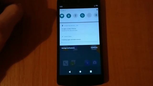 Google Nexus 5 running on Android 9.0 Pie смотреть онлайн