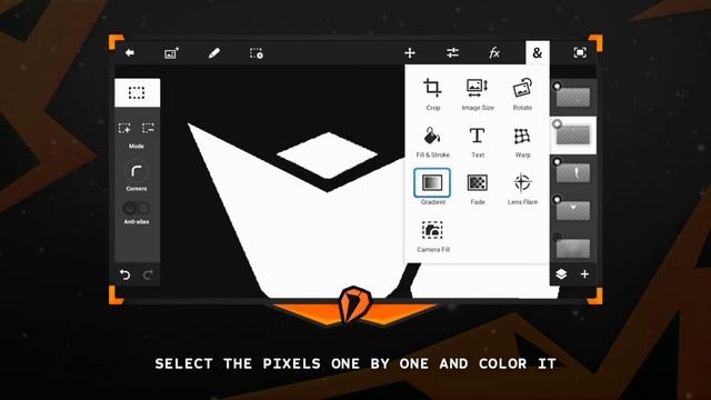 How to make a Letter Logo on android using Ps-touch || gaming logo tutorial || By Drager смотреть онлайн