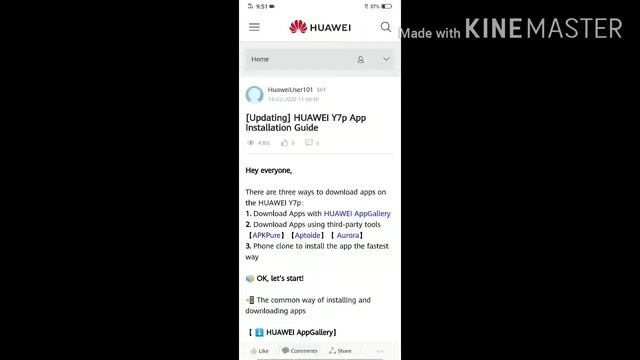 How To Install Apps' Pubg And All Google Apps On Y7P Huawei Official 720p