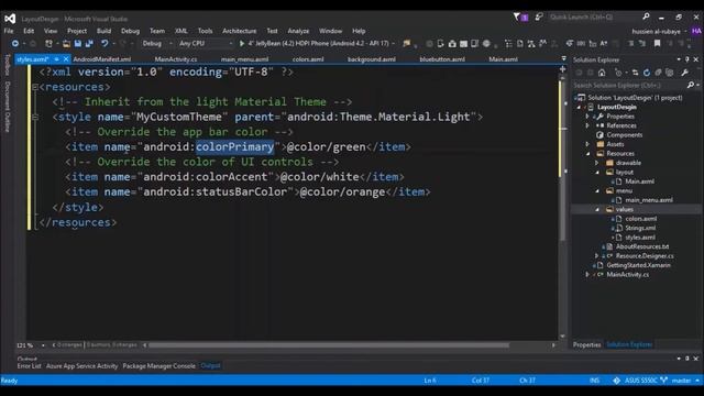23- Xamarin|| Android Styles شكل تصميم смотреть онлайн