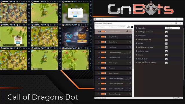 Call of Dragons Bot - Auto Farm Unlimited Accounts! смотреть онлайн