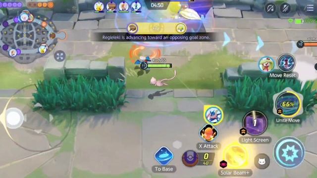 Pokemon Unite Mobile | Mew X Attack Gameplay смотреть онлайн
