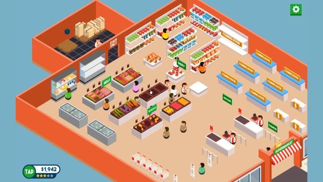 TAP Supermarket - PC Game - Android - Gameplay смотреть онлайн