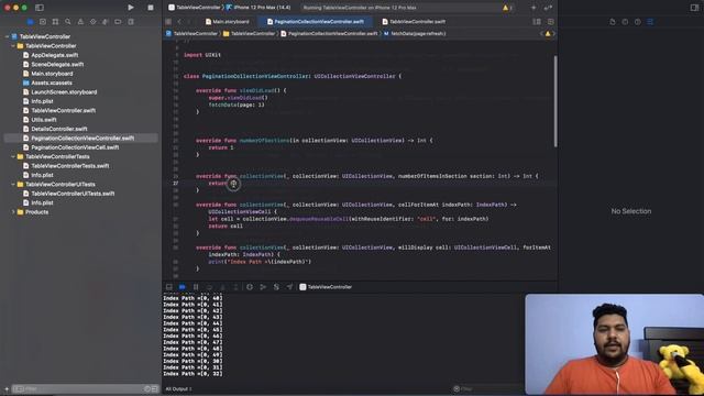 Pagination in UICollectionView with Swift 5 смотреть онлайн