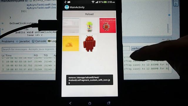 Android GridView example to load file from SD Card смотреть онлайн