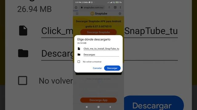 como descargar snaptube gratis para Android смотреть онлайн
