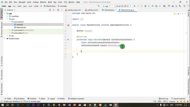 How to Make Button, Open New Activity - Android Studio Tutorial смотреть онлайн