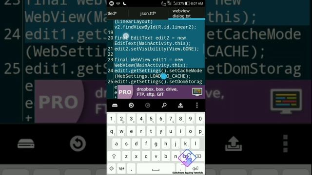 Sketchware Tagalog Tutorial #4 WebView on Dialog (WebView Dialog) смотреть онлайн