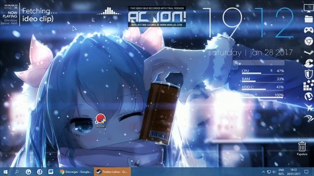 [WallPaper Engine] Miku Wallpaper + Rainmeter By ChipaZero :P смотреть онлайн