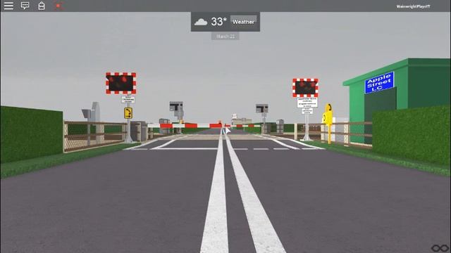 Apple Street Level Crossing | ROBLOX смотреть онлайн