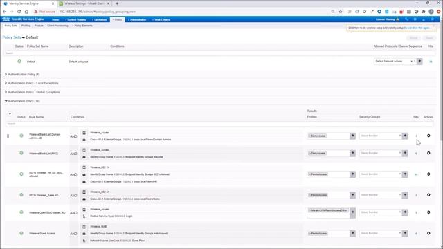 Cisco ISE Use Cases: Meraki MX with 802.1x Wifi and Blocking AuthC (regex) смотреть онлайн