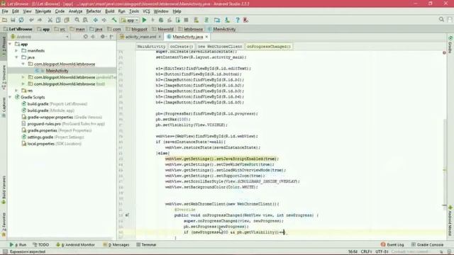 How to Create a Simple Web Browser in Android Studio смотреть онлайн