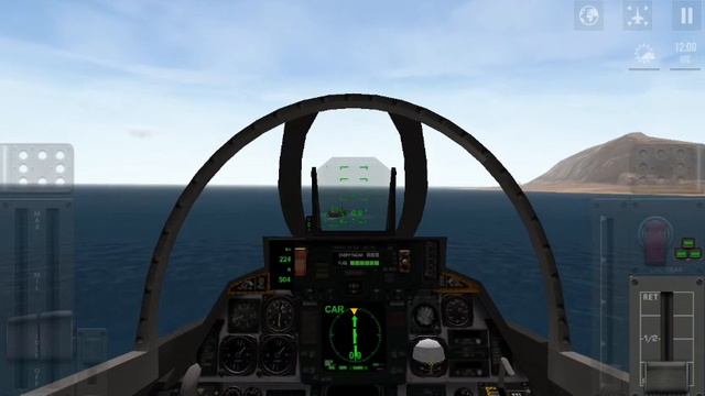 F-14 TOMCAT - MISSION I ( android Game - F18 Carrier Landing ) смотреть онлайн