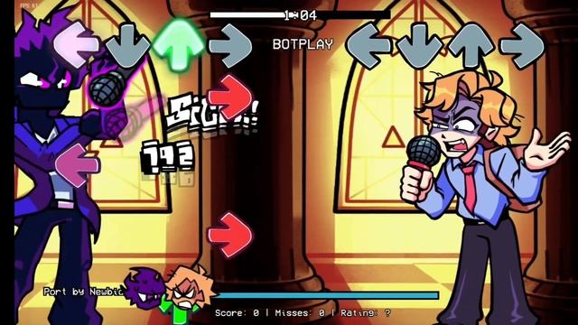 Friday Night Funkin Sansational But It's a Senpai and Psychic Cover Mod Android смотреть онлайн