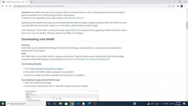 How To 100% Fix Intel HAXM is required to run AVD in Android Studio Error Failed to Install HAXM
