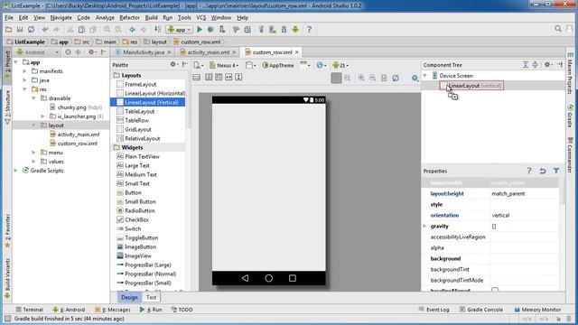 Android App Development for Beginners - 47 - Custom ListView Row смотреть онлайн