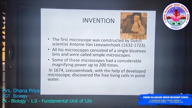 SVSSS IX Biology - 1.0 - Fundamental Unit of Life смотреть онлайн