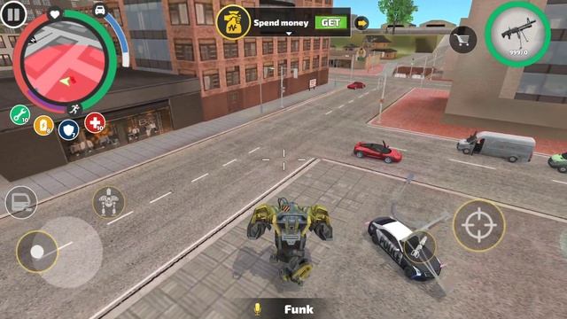 Rope Hero: Vice Town (BD 100 Assault Machine Fight Skull Boss) Skull Boss Army - Android Gameplay H смотреть онлайн