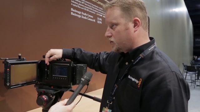 NAB Video: Interview with Blackmagic President Dan May on the new URSA Camera смотреть онлайн