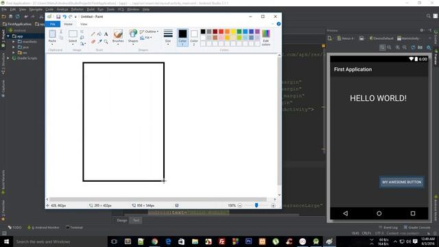 Android App Development Tutorial 10: Introduction To LinearLayouts смотреть онлайн
