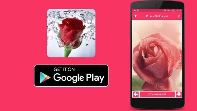 Rose Wallpaper HD - Android Application смотреть онлайн