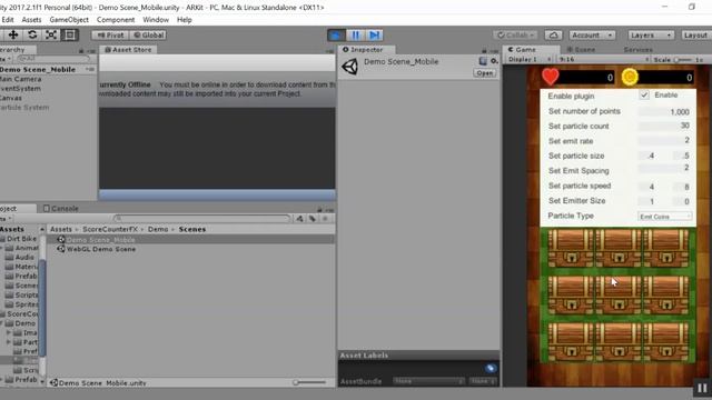 Unity Asset Animated Score Counter and FX Demo Scene Difference смотреть онлайн