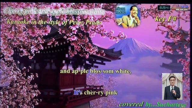 Cherry pink and apple blossom white,covered by Sucharteye,key F# смотреть онлайн