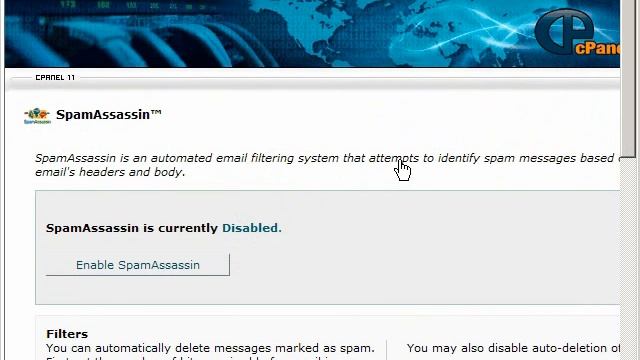 Cpanel - Activar Antispam смотреть онлайн