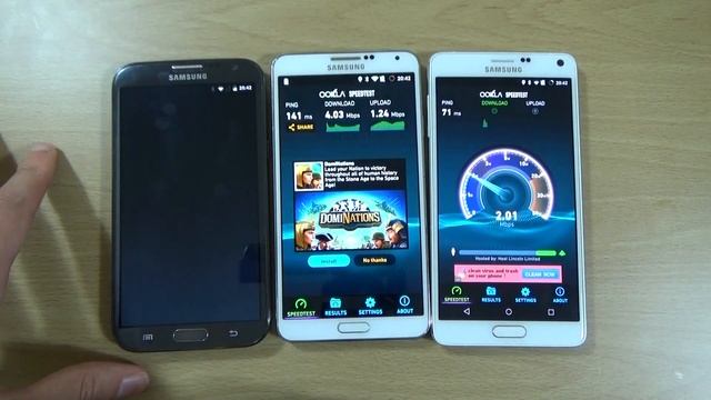 Galaxy Note 4 VS Note 3 VS Note 2 Android 5.1 - Speed Test! смотреть онлайн