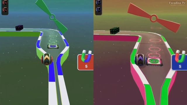 🔴🌲🟡Sky Rolling Ball 3D Vs Reverse Video Gameplay #13 смотреть онлайн