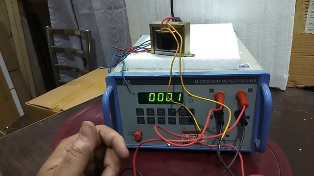 Digital Micro Ohm Meter Motwane LR 2045 testing procedure and how to set zero, IN ENGLISH смотреть онлайн