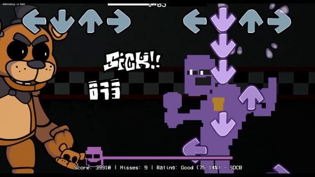 Friday Night Funkin Fazbear Fight: Freddy vs Purple Guy (FNF MOD/HARD) - Fazbears-Fight Song смотреть онлайн