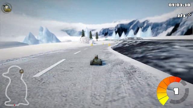 SuperTuxKart 1.0 Supertux Raceway смотреть онлайн