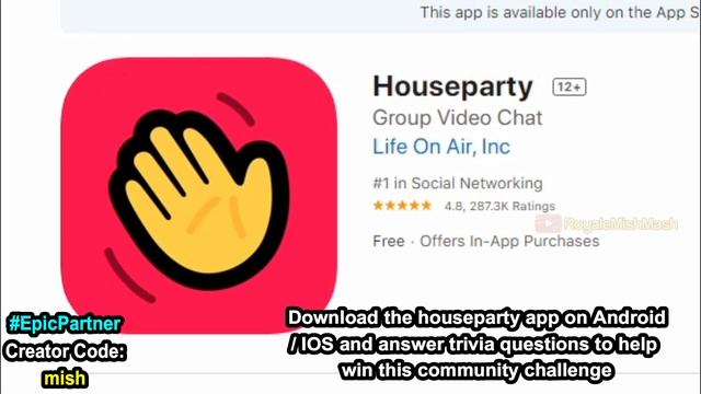 Houseparty TRIVIA Fortnite EXPLAINED! How to get Free Fryangles Wrap in Fortnite? смотреть онлайн