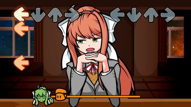 FNF Heartmelter but Monika and Dimon sing it! | Valentine's Day Special смотреть онлайн