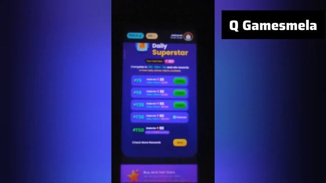 Q Gamesmela में Star Claim का Option ही जी आ रहा 🤔 | q gamesmela star claim Problems | Earn Money смотреть онлайн