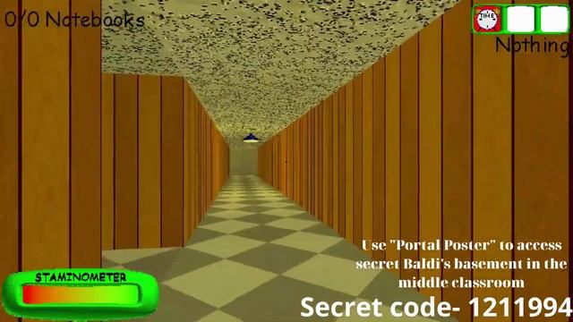 Baldi's Basics Classic Remastered - Unlock all secret code смотреть онлайн