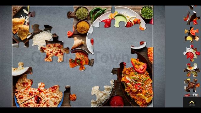 Magic Puzzles. Indian Food🥘 My Gaming Town. смотреть онлайн