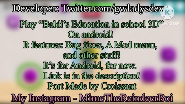 OUT NOW - Bootleg Baldi (Baldi’s education in school 3D) Bready’s Basics For Android - APK смотреть онлайн