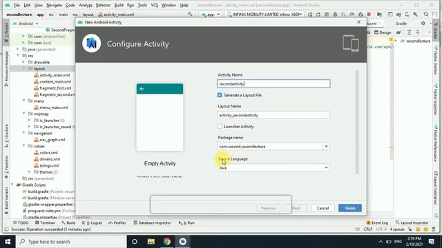 Android Studio Tutorial | Part 2 | Learn Android Development Complete Course (2021) смотреть онлайн