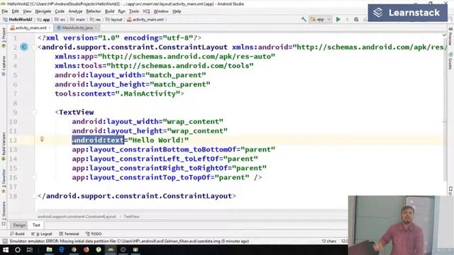 Running our first project | Android Development for Beginners | [Hindi] смотреть онлайн