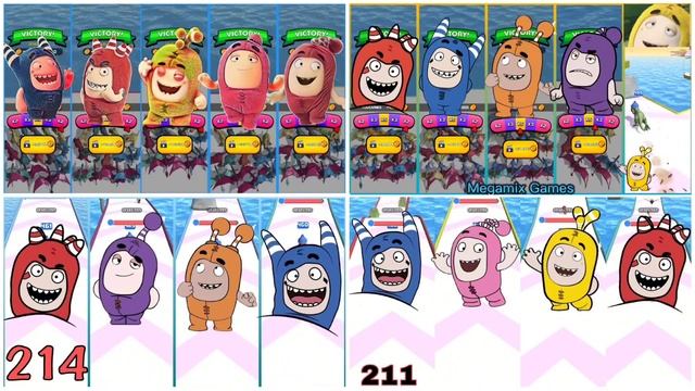 Megamix. Oddbods Pogo 🎶 Oddbods Fuse 🎶 Oddbods Bubbles 🎶 Oddbods Jeff ❤️ Who Is The Best? #223