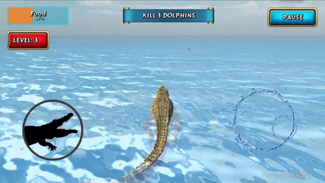 CROCODILE SIMULATOR BEACH HUNT - Walkthrough Gameplay Part 1 - INTRO (iOS Android) смотреть онлайн