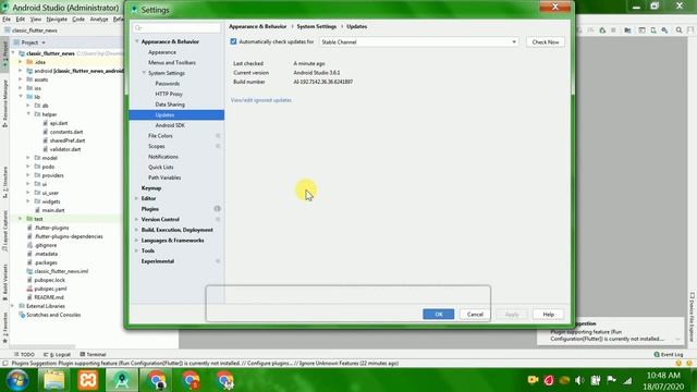 How to update Android studio 3.6 to 4.0.1 step By Step in Hindi смотреть онлайн