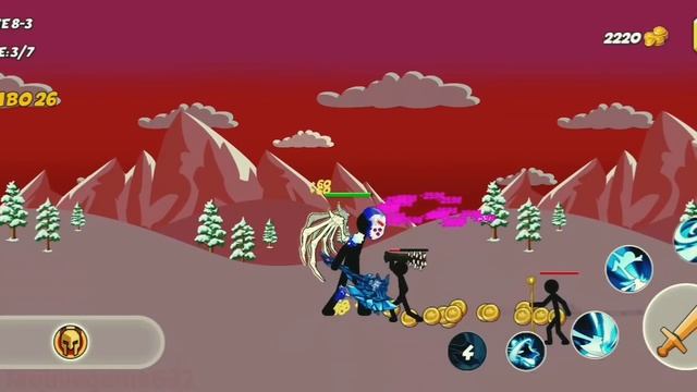 STICKMAN LEGACY: GIANT WAR | Boss BARBARIAN max level 90 Full Skill. @mobilegame632 смотреть онлайн