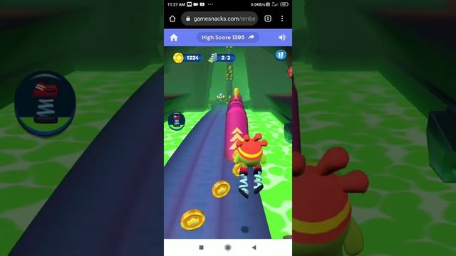 let's play om nom run from Chrome смотреть онлайн