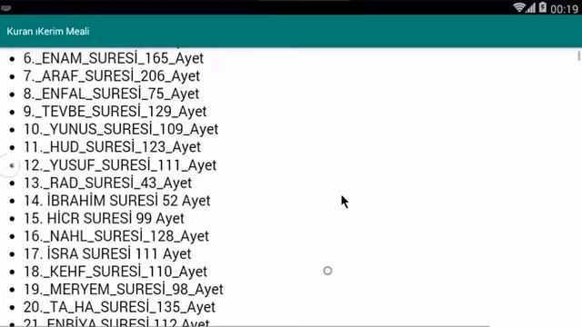 Kuranı Kerim Meali Android Telefon(apk) Uygulaması смотреть онлайн