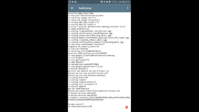 How to show Multiuser on Android Samsung (Edit buildprop) смотреть онлайн