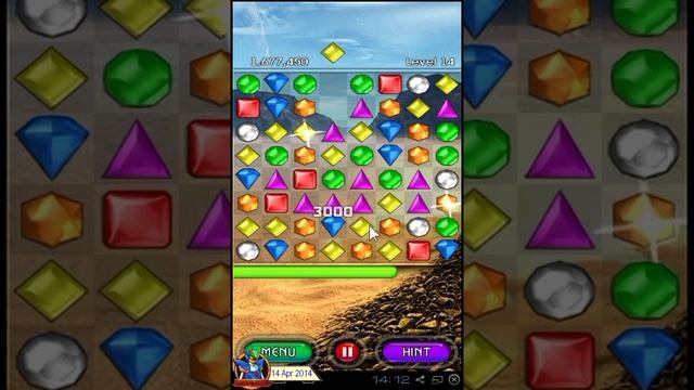 Bejeweled 2 v2.0.12 (Android) - Action Mode [720p50] смотреть онлайн